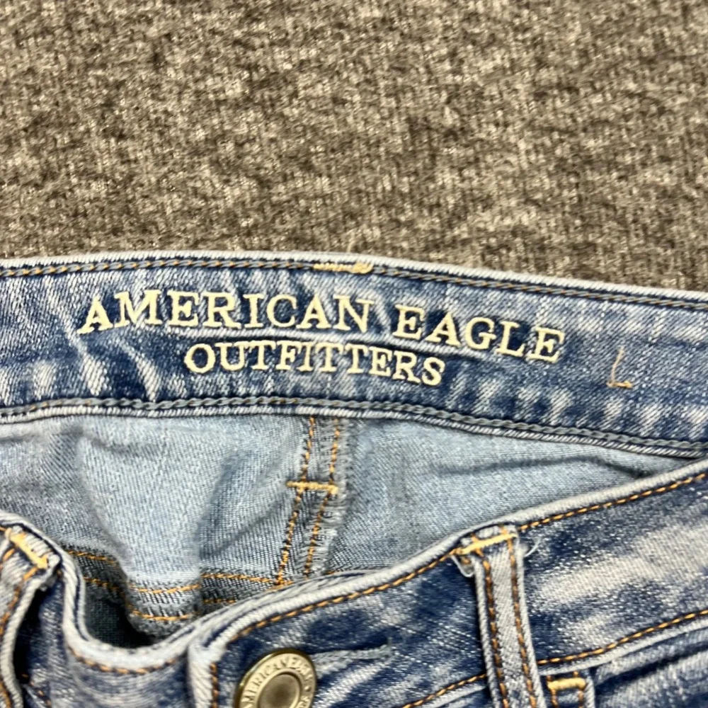 American Eagle Jeggings Womens 0 Light Blue Super Stretch Denim Skinny Jeans